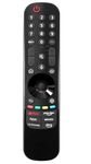 Compatible Voice Magic Remote AKB76043109 for LG MR23GA Compatible with All LG TV 2022, 2023, 2024 Models [for Support Please Call 9873464098]