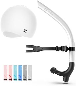 ZIONOR Unisex-Adult Snorkel with Swim Cap, Snorkeling for Lap Swimming Training in Pool and Open Water