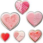 Bakerpan Stainless Steel Heart Cookie Cutter Set, Heart Cookie Cutters for Baking, Valentines Day Cookie Cutters