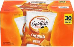 Pepperidge Farm Goldfish Cheddar Crackers, 1.5 oz. Snack Packs, 30 Count