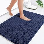 OLANLY Luxury Chenille Bath Mat, Ex