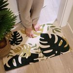 AMIDA Door Mat 50x80cm,Indoor Doormats Washable Flat Woven Low Pile Entrance Rug Floor Mat with Non-Slip Backing No Shedding Inside Carpet Mats for Entryway Laundury Kitchen Pets Friendly