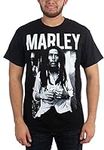 Bob Marley - Black & White Adult T-