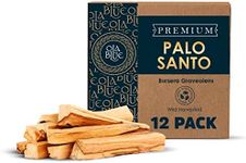 Ola Blue Palo Santo Sticks Premium Resin Peruvian Authentic - sustainably harvested Hand Picked Incense Sticks Energy Cleansing Smudging Sticks – Natural (Holy Wood)