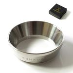 XUNADA 51mm Espresso Dosing Funnel, Precision Stainless Steel Coffee Dosing Ring, Works with All 51mm Portafilters