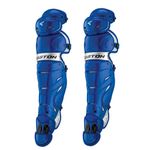 Easton Elite-X Catcher's Leg Guards, Intermediate, Royal/Silver