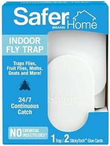 Safer Home SH502 Indoor Plug-In Fly Trap for Flies, Fruit Flies, Moths, Gnats, and Other Flying Insects – 400 Sq Ft of Protection