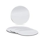 Circle Mirror for Crafts, Traveling, Framing, Decoration, and DIY Projects (8 Inch, Pack of 6)