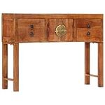 EVURU Farmhouse Console Table with 