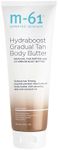 M-61 Hydraboost Body Butter Gradual Tan - Unscented hydrating and firming gradual tan body butter with peptides, plankton extract and vitamin B5