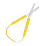 School Smart Loop Scissors - 8 inches - Yellow