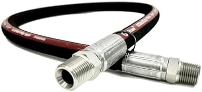 HYDRAULICS DIRECT | FA-UFW6-NPT-180 Inch | Assembly: 3/8" Ultraflex Hose with male NPT x male NPT, 180" long (5,583 psi)