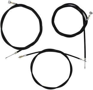 3 PCS Universal Motorcycle Cable Kit, Clutch, Brake, Throttle Bicycle ATV Clutch Cable Kit Replacement