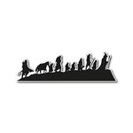 Lord of The Rings Inspired Middle Earth Journey Vinyl Decal Sticker - Car, Window, Wall, Laptop, Glass, LOTR, Hobbit - EPIC MODZ