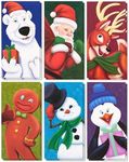 Best Paper Greetings 36 Pack Merry Christmas Money and Gift Card Holders with Envelopes, 6 Cute Xmas Animals Designs (3.6 x 7.25 Inch)