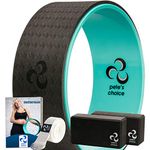 Yoga Set for Beginners – Yoga Wheel Kit + 2 Yoga Blocks, eBook & Yoga Strap included | Yoga Starter Kit for Beginners | Ideal Yoga Gift