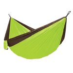 Slack Jack Travel & Camping Hammock Single, Jhula for Adults, Portable & Ultralight, 100% Nylon Hanging Swing for Camping, Garden, Trekking, Capacity Upto 110 Kgs, Free Hanging Accessory (Lime Punch)