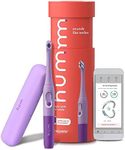 Colgate hum Smart Battery Toothbrush Kit, Sonic Toothbrush with Travel Case, Purple