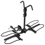 BV 2-Bike Bicycle Hitch Mount Rack Carrier for Car Truck SUV - Tray Style Smart Tilting Design (2-Bike Carrier)