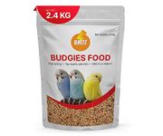 Boltz Bird Food for Budgies - 2400Gm, Natural & Healthy Premium Mix Seeds for Budgies, Daily Bird Budgies Food Seeds, All BirdsLife Stages for Everyday Feeding (Mix Seed, 2400Gm)