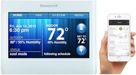 Honeywell TH9320WF5003 Wi-Fi 9000 Color Touch Screen Programmable Thermostat, White, Requires C Wire 1Pack PLAYHARDEST Cloth Bundle