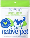 Native Pet Relief Chews - Anti Inflammatory for Dogs - Turmeric + Polyphenols + Green Lipped Mussels for Dogs - Natural Relief for Dogs - Dog Arthritis Supplement & Dog Joint Pain Relief - 30 Chews