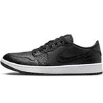 AIR Jordan 1 Low G Golf Shoes Adult DD9315-110, Black/Black-iron Grey-white, 9.5