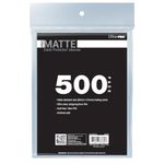 Ultra PRO - 500ct Clear PRO-Matte Standard Card Sleeve Deck Protector, Protect & Store Collectible Cards, Sports Cards, MTG, D&D Cards, Sized to Fit Standard Size Cards, High Clarity Matte Finish