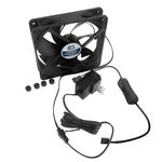 Coolerguys Quiet 120mm AC Powered Receiver/Component Cooling Fan