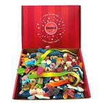 Sweetie Tooth Premium Random Pick & Mix 1kg Hamper Gift Box - Random Pick & Mix Sweets for Father's Day, Christmas, Valentines, Birthday, Easter, Kids, Thank You, Congratulations