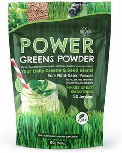 NGU Super Greens Powder 150g, Clean Detox Superfood Featured in The Vegan Magazine, Antioxidant Immune Support Supplement to Get Daily Energy Boost w/Vitamin C, Vitamin A, Calcium & Potassium