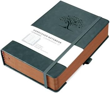 HOMEMARS Taccuino, Taccuino Appunti, Journal, Notebook, Quadernino, Taccuino a5, Diario, Journaling Diary, 100g/m²,Per Scrittori, Giornalisti e Studenti,verde, 320 Pagine, Design ad albero,15 x 21 cm