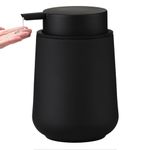 GAHEFY Black Liquid Hand soap Dispenser Bathroom,Dish soap Dispenser Kitchen Plastic Modern (Black Liquid)