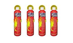 Safe Pro Fire Stop Car and Home Fire Extinguisher (Pack of 4)