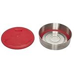 Instant Pot Lid and Removable Official Round Cook/Bake Pan with Lid & Removable Base, 7-inch, 32 Ounce Capacity, Red