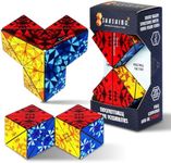 Shashibo Sensory Fidget Toy for Adults & Kids, Stress Relief Fidget Toy for Adults, Teens & Kids, Cool Fidget Toys for Desk, Classroom Must Have, Sensory Shape Shifting Cube, 100+ Possible Shapes
