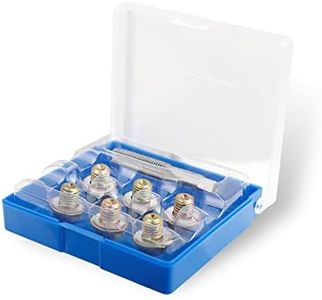 CCLIFE 6 Piezas Juego de Reparacion de Rosca Carter Reparacion Tornillo Carter Aceite Kit de Reparacion de Carter M11 x 1,5 mm