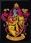 Ata-Boy Harry Potter Gryffindor Crest 6.4cm x 8.9cm Magnet for Refrigerators and Lockers