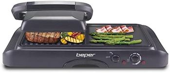 BEPER P101TOS501 Multifunctional grill, Aluminium, 1600 W, Black