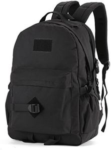 Hiking Backpack 40L Casual Backpack Military Tactical Rucksack Waterproof Assault Pack School Bag for Men Women Camping Laptop Backpack Trekking Backpack Black