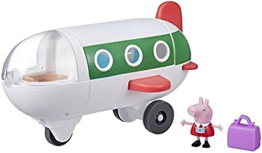 Peppa Pig - Air Peppa, Aereo Giocattolo per età prescolare, Ruote Che girano, 1 Action Figure, 1 Accessorio, dai 3 Anni in su
