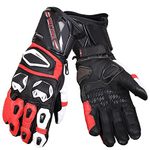 BIKING BROTHERHOOD Snell Race TECH Riding Gloves RED (M)