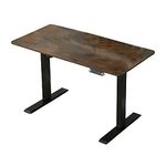 Syga Height Adjustable Table Desk Standing Computer Smart Desk Lifting Legs Smart Electric Desk (Skin 120 X 60 Cm) - Oak