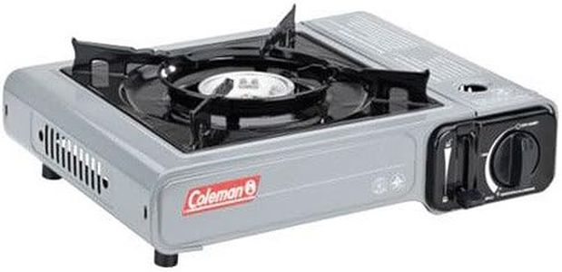 Coleman Camp Bistro 1-burner Butane Kitchen Outdoor Camping Trip Picnic Cooking Stove, Durable Enameled Steel Case,porcelain Enameled Cooking Surface,lightweight and Compact Design