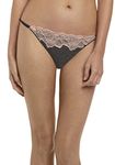 Freya Women's Chi Low Rise Tanga Brief, Charcoal, S