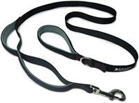 Leash Boss 3X - Two Handle Dog Leash with Extra Traffic Handle - Heavy Duty Double Padded Handle Lead for Walking and Training Large Dogs - Large Dog Leash for Control and Training