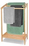 Purbambo Bamboo Towel Rack for Bath