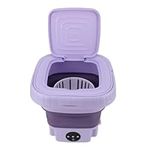 Portable Washing Machine, Mini Washer Clothes Washing Machines 11L ABS PP Automatic Mini Foldable Bucket Washer with Drainage Pipe RV Travel Apartment Deep Cleaning for Underwear