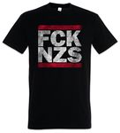 Urban Backwoods FCK Nzs Men T-Shirt Black Size M