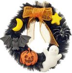 Dollhouse Halloween Wreath Spooky Front Door Accessory Miniature 1:12 Scale